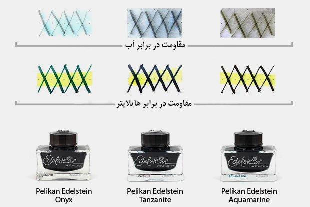 مقاومت جوهر ادلشتاین نسبت به آب و هایلایتر